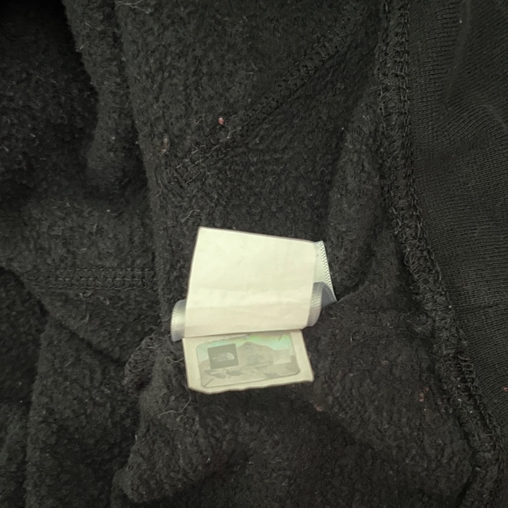 The North Face Black Hoodie with Gold Logo - Picture 4 of 5